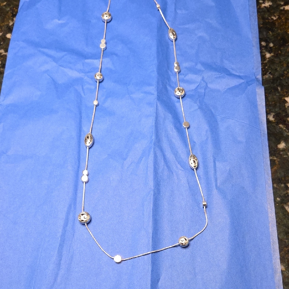 Brighton Silver Necklace with Decorative Accents